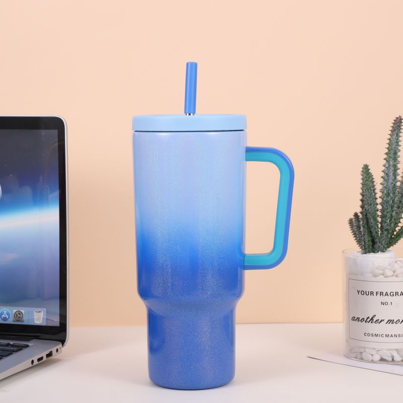 Новый трансграничный переходный стакан 40 - oz paper с рукояткой, вмещающей 304 нержавеющей стальной термостат pic 12
