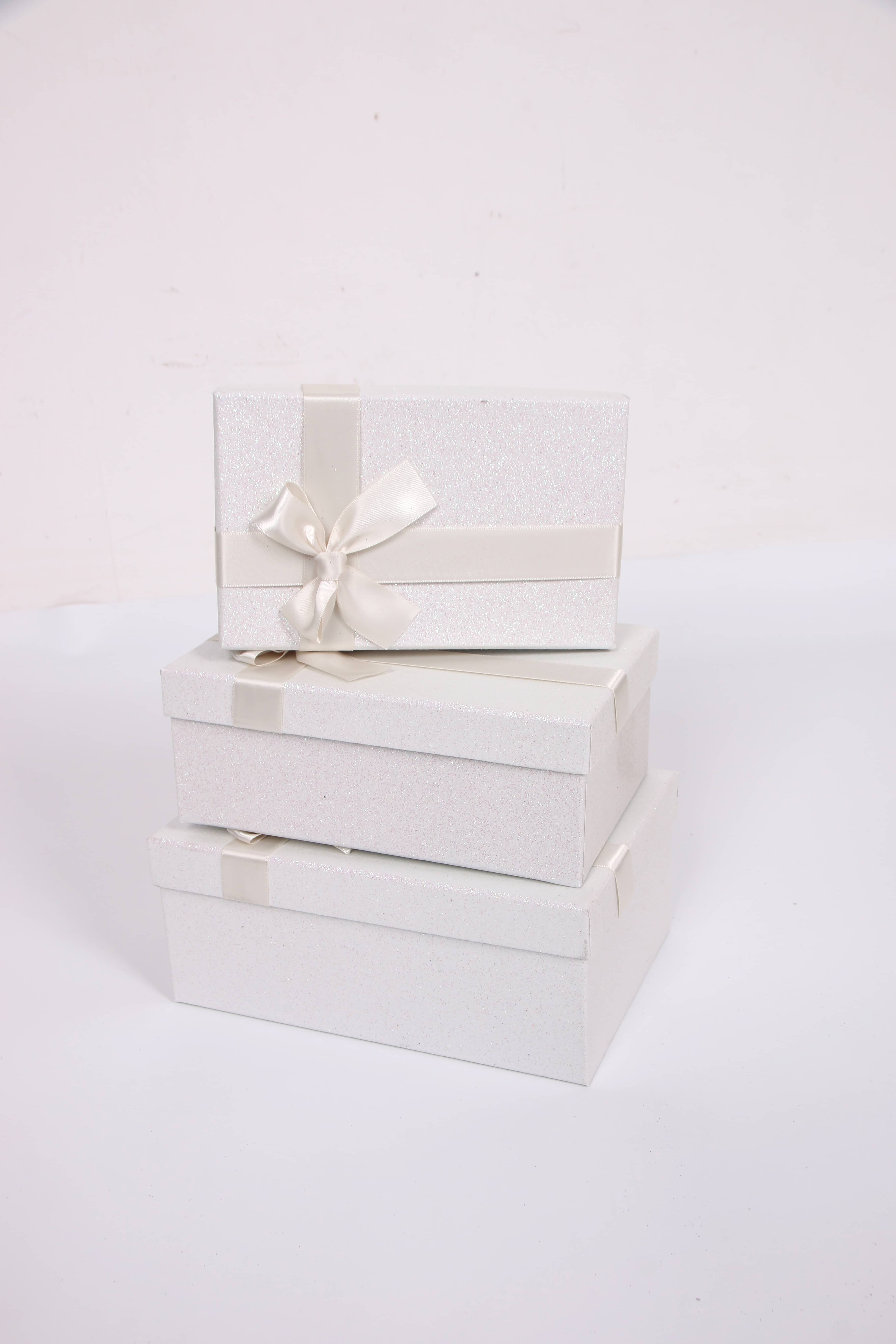 3404# Rectangular three-piece set Souvenir, festival gift packaging box, exquisite gift box, special paper gift box, factory direct sales details Picture