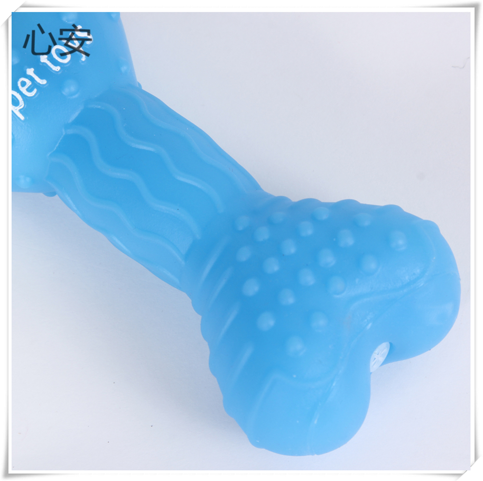 Wholesale of creative dog toys, pet vocal toys, simulated bones that can withstand biting, puppy teeth cleaning training, and vinyl toys Item Picture