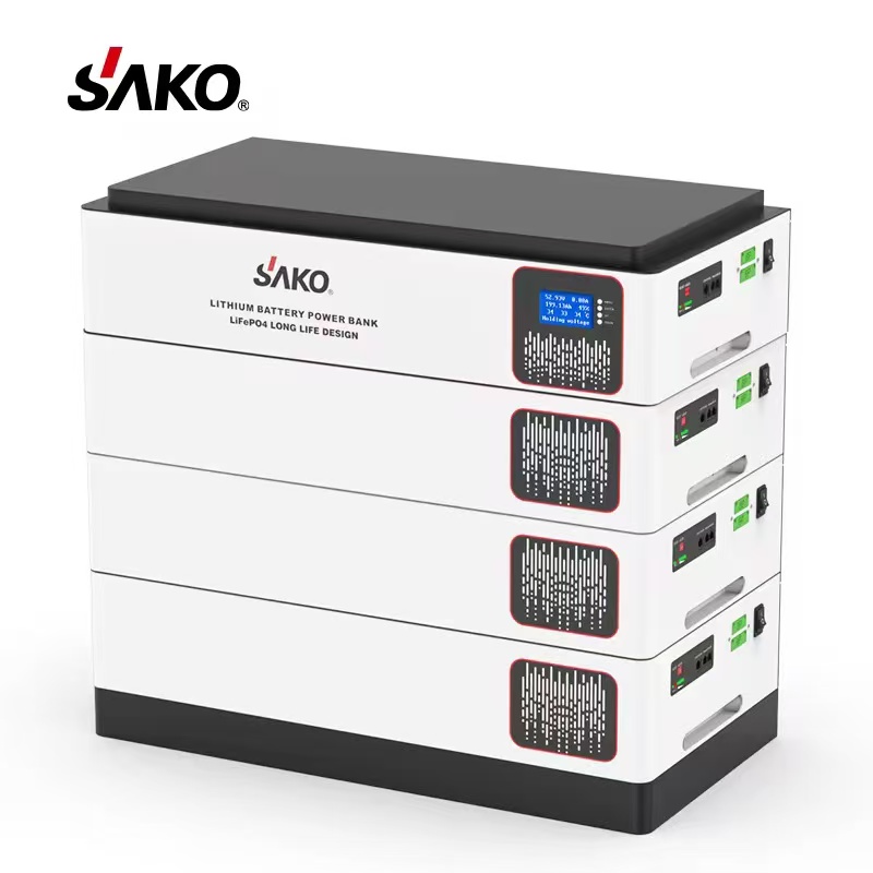 SAKO Sanke 200AH high-voltage stacked solar off-grid home energy storage system lithium iron phosphate battery Application Scenario