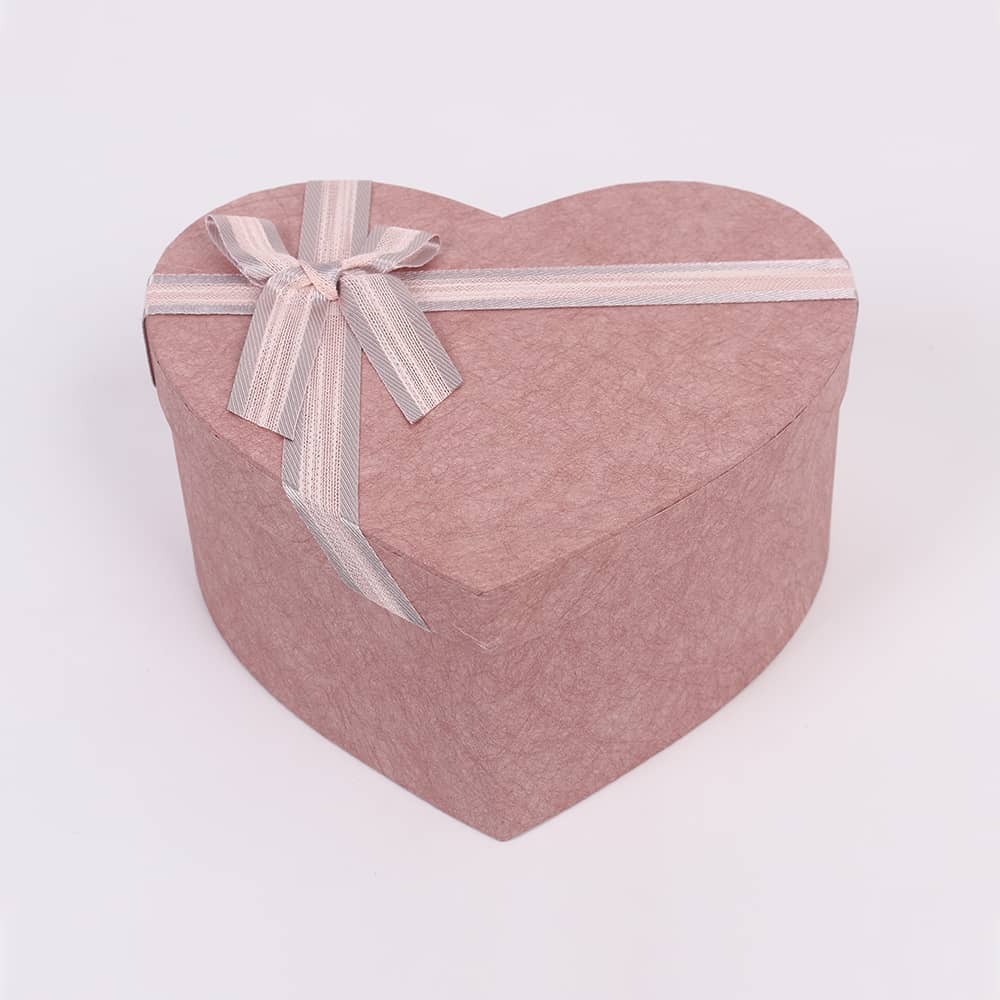 3407# Heart-shaped Gift Box, Large Three-piece set, Bow Ribbon Souvenir Box, Holiday Gift Box pic 4