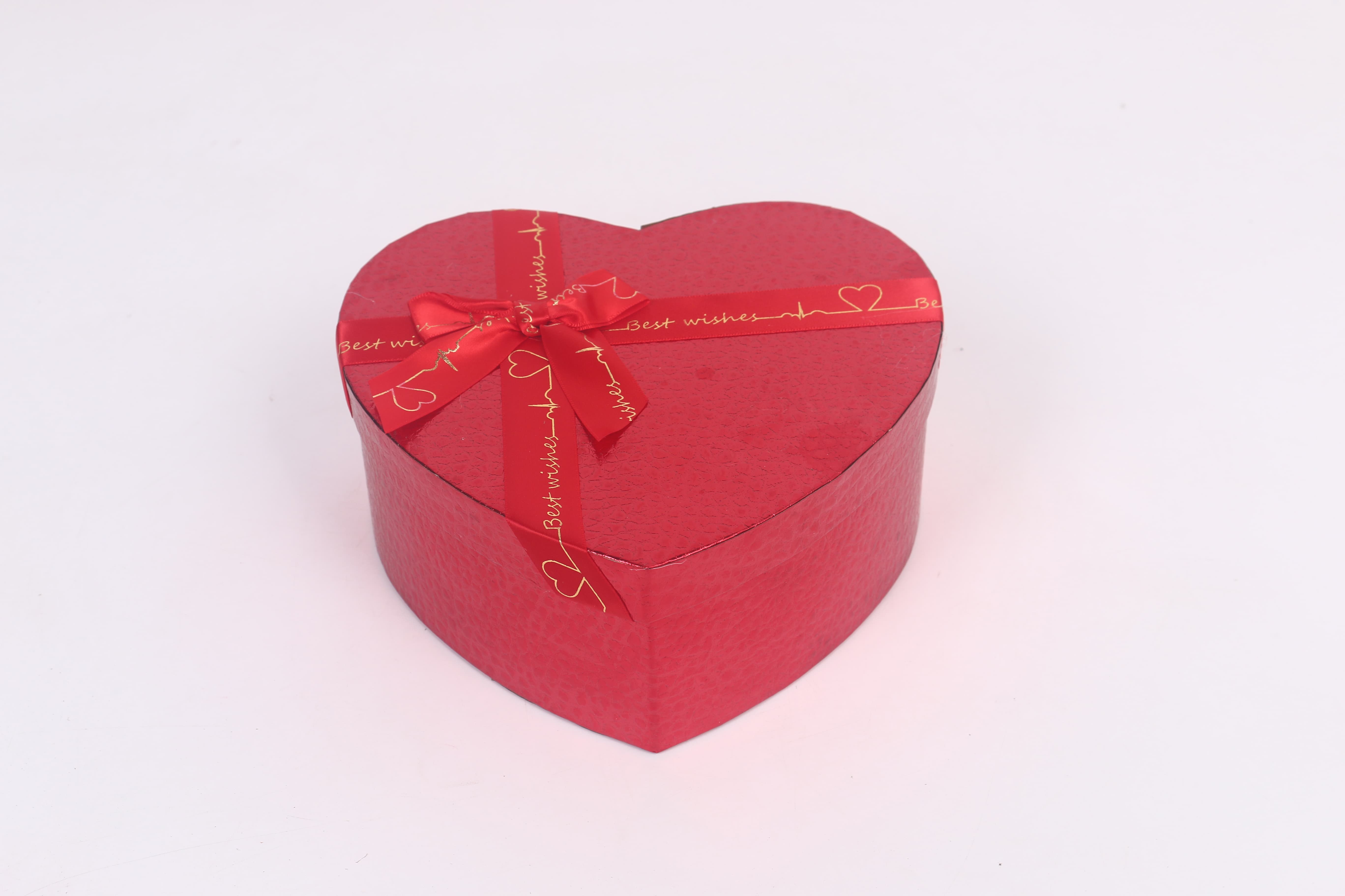 3405# Love Gift Box Three-piece Set, Heart-shaped Gift Box, Souvenir, Festival Gift Packaging Box, Exquisite Gift box, Lychee pattern Gift box, Factory direct sales Item Picture
