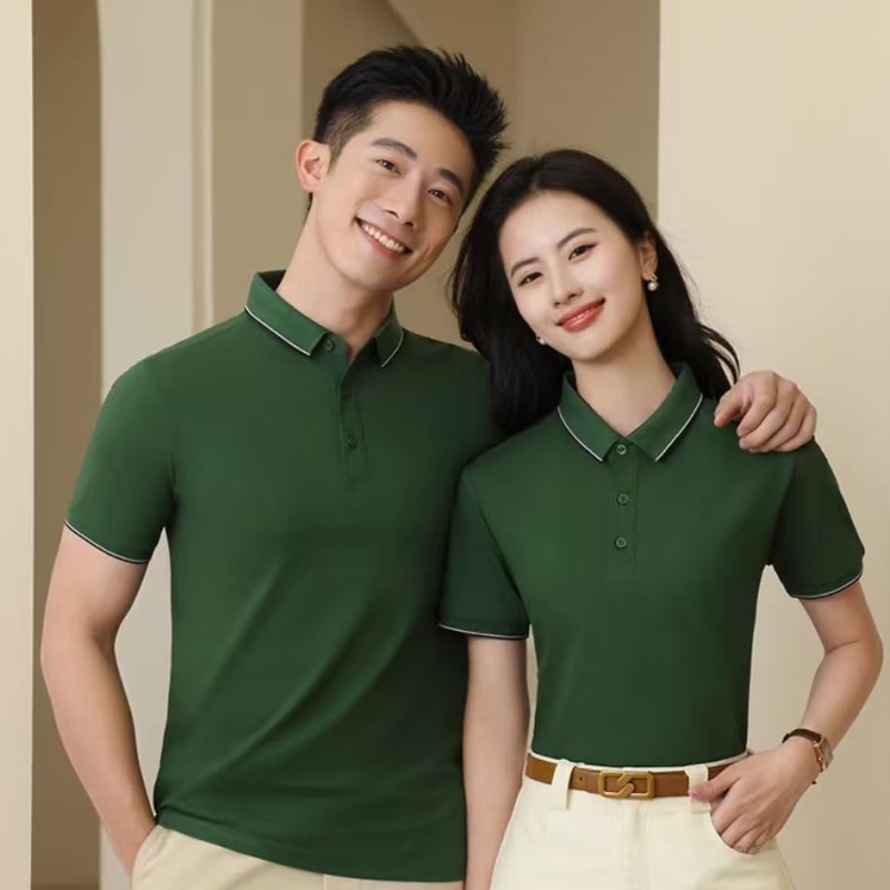 LLFZ-8558 Golden Captain Series Two-level Collar Lapel polo Custom Specification image