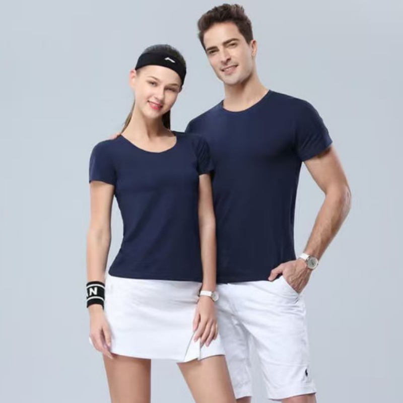 LLFZ-1002 Activity uniform, cultural T-shirt, round color cotton, round neck, short sleeve details Picture