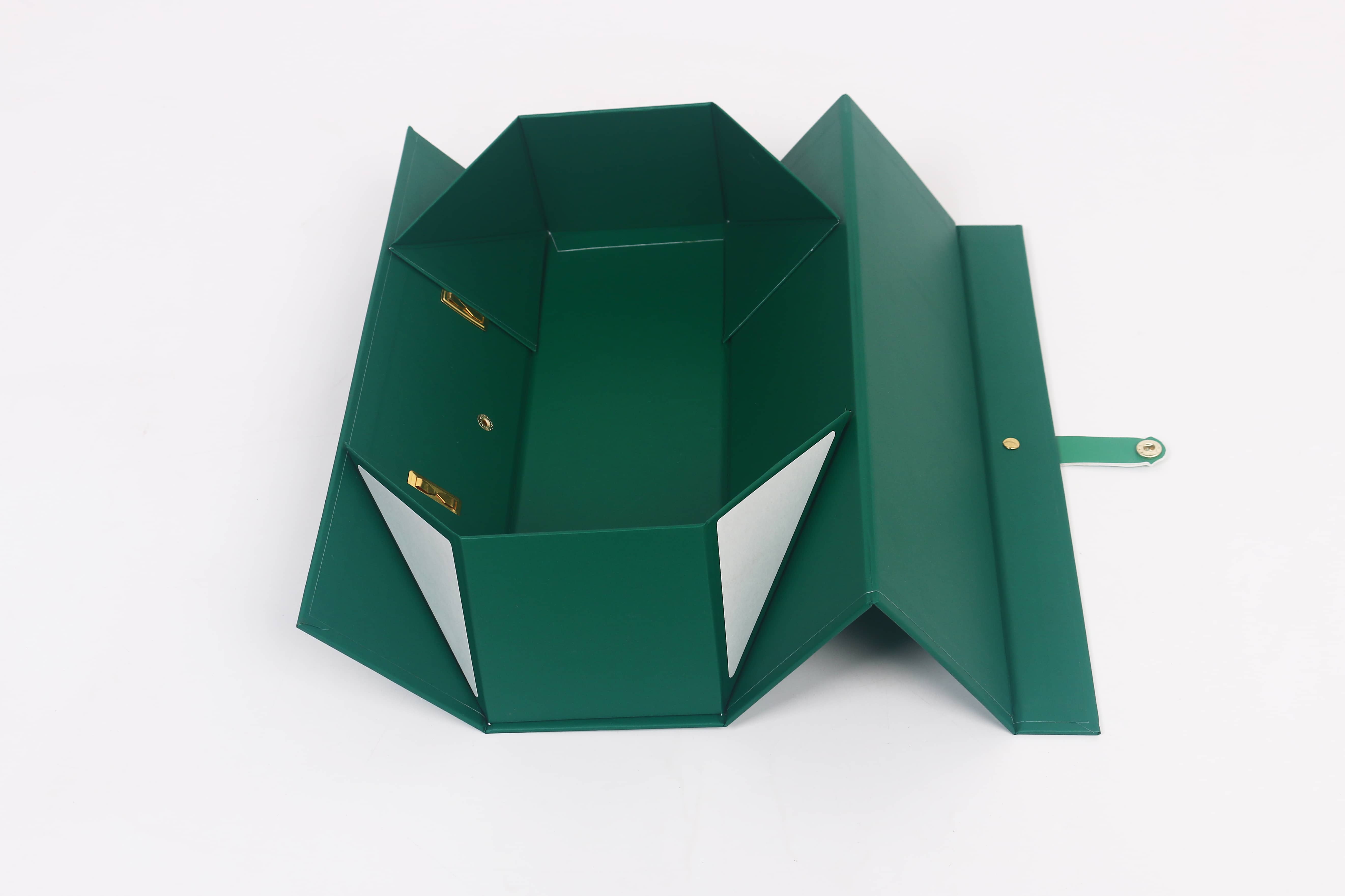 Z230# Single folding gift box, folding wine box, creative gift packaging box, magnetic folding box pic 1