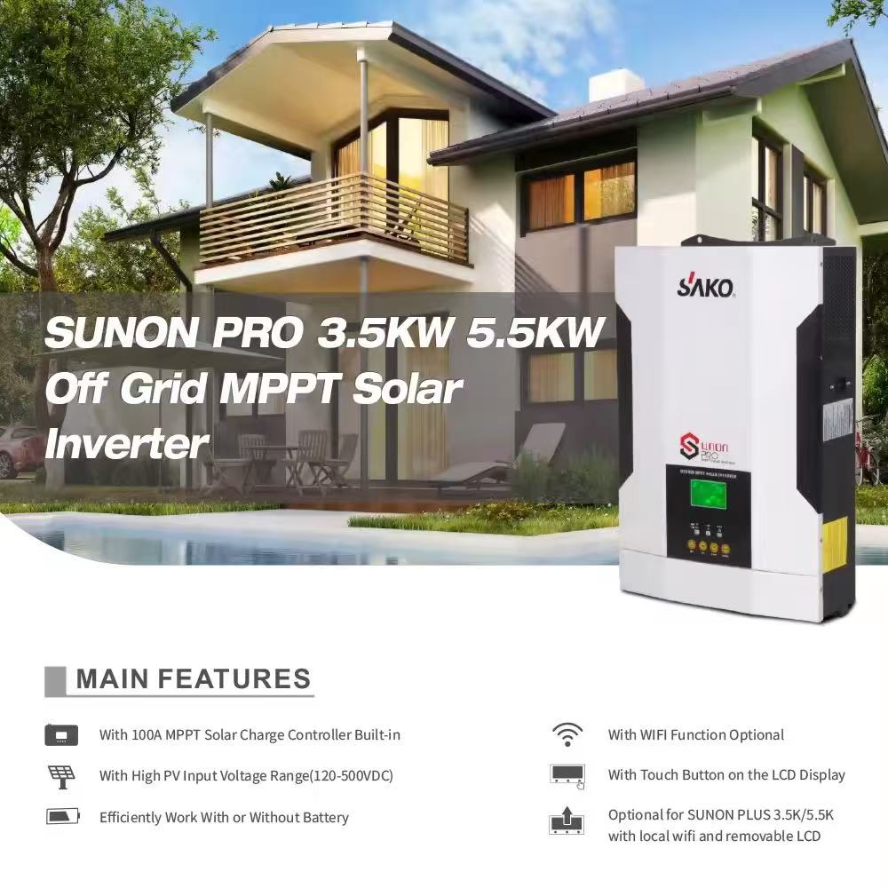 SAKO solar inverter MPPT 控制器 3500W 5500W 太阳能高频光伏逆变器