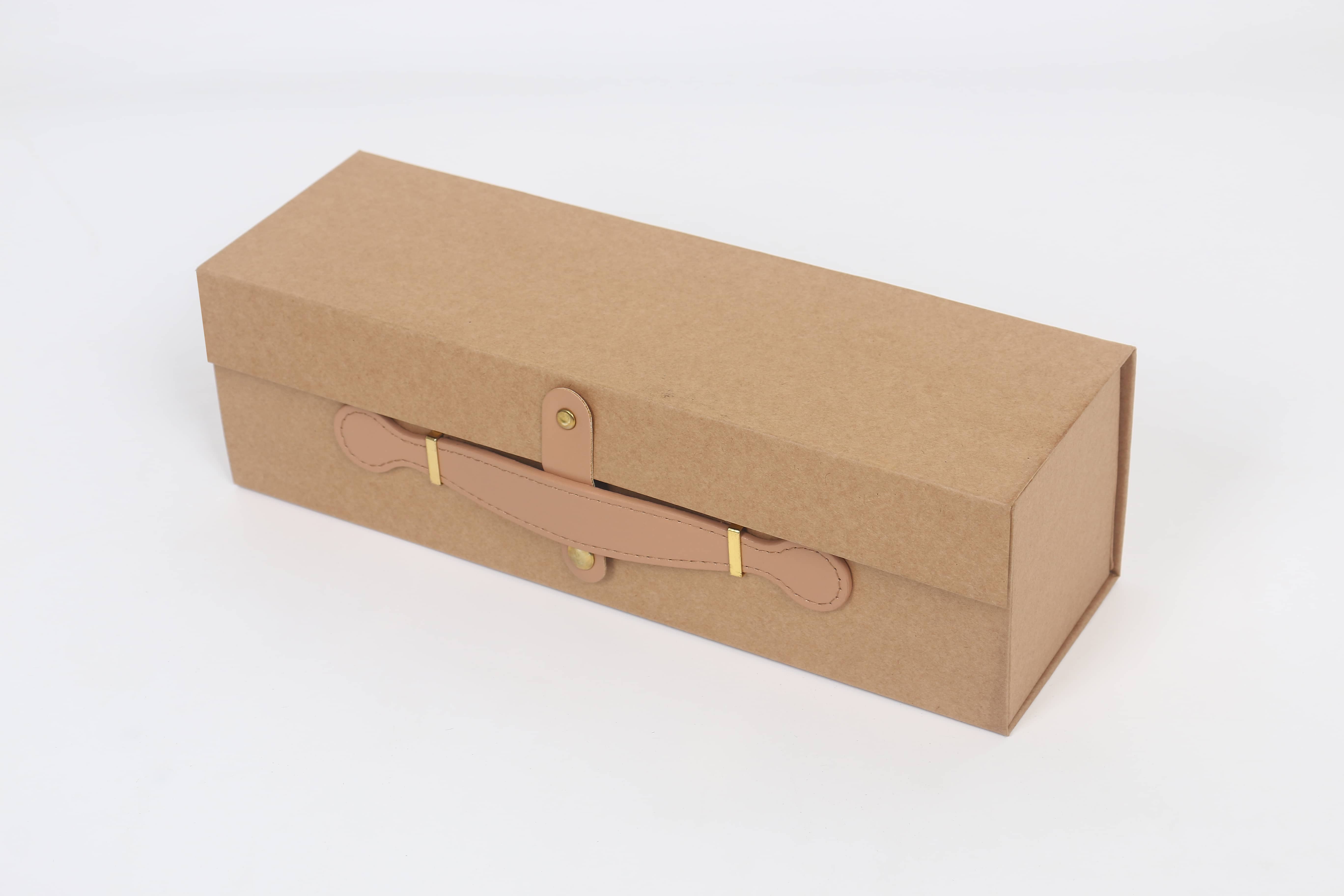 Z230# Single folding gift box, folding wine box, creative gift packaging box, magnetic folding box pic 8