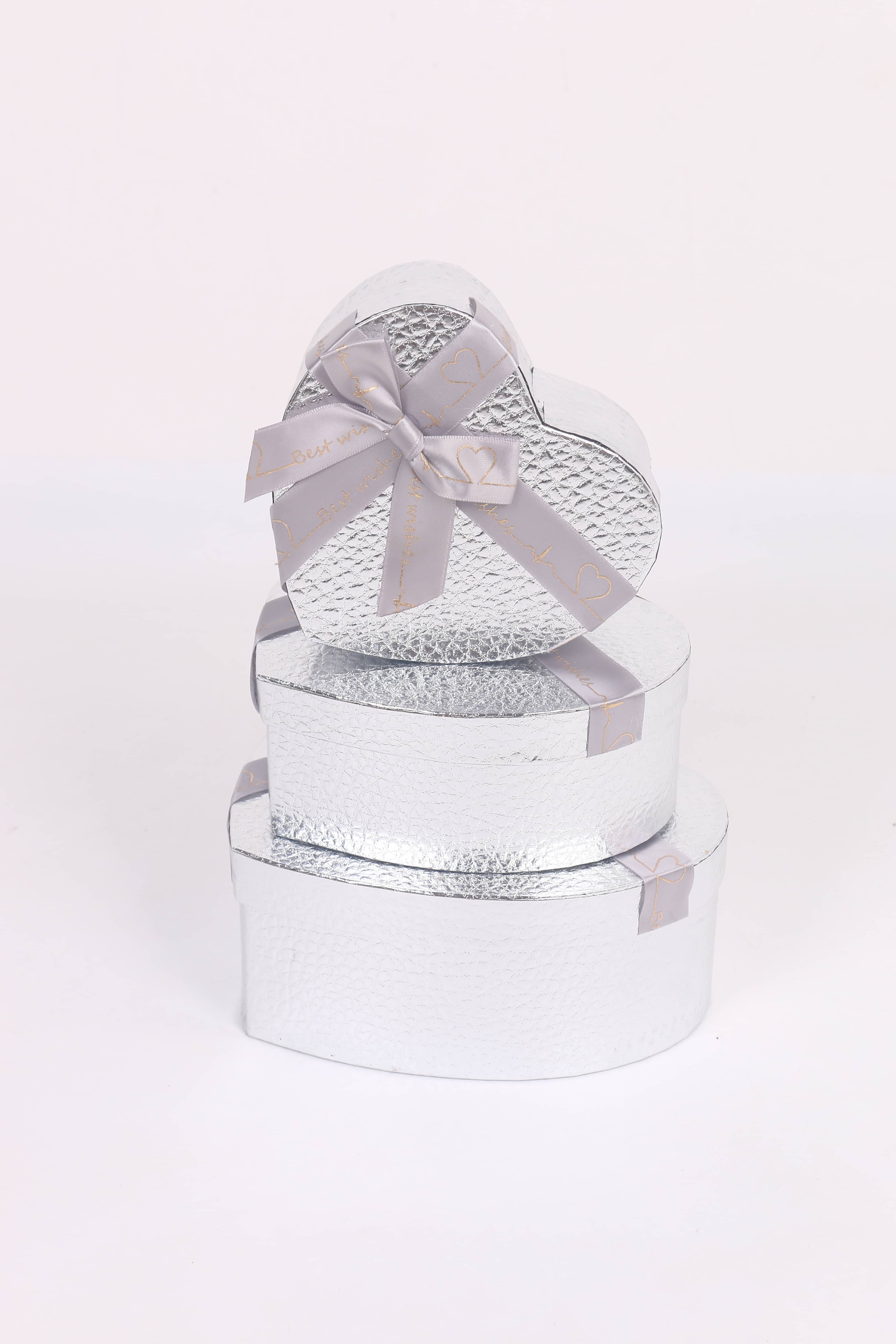 3405# Love Gift Box Three-piece Set, Heart-shaped Gift Box, Souvenir, Festival Gift Packaging Box, Exquisite Gift box, Lychee pattern Gift box, Factory direct sales pic 7
