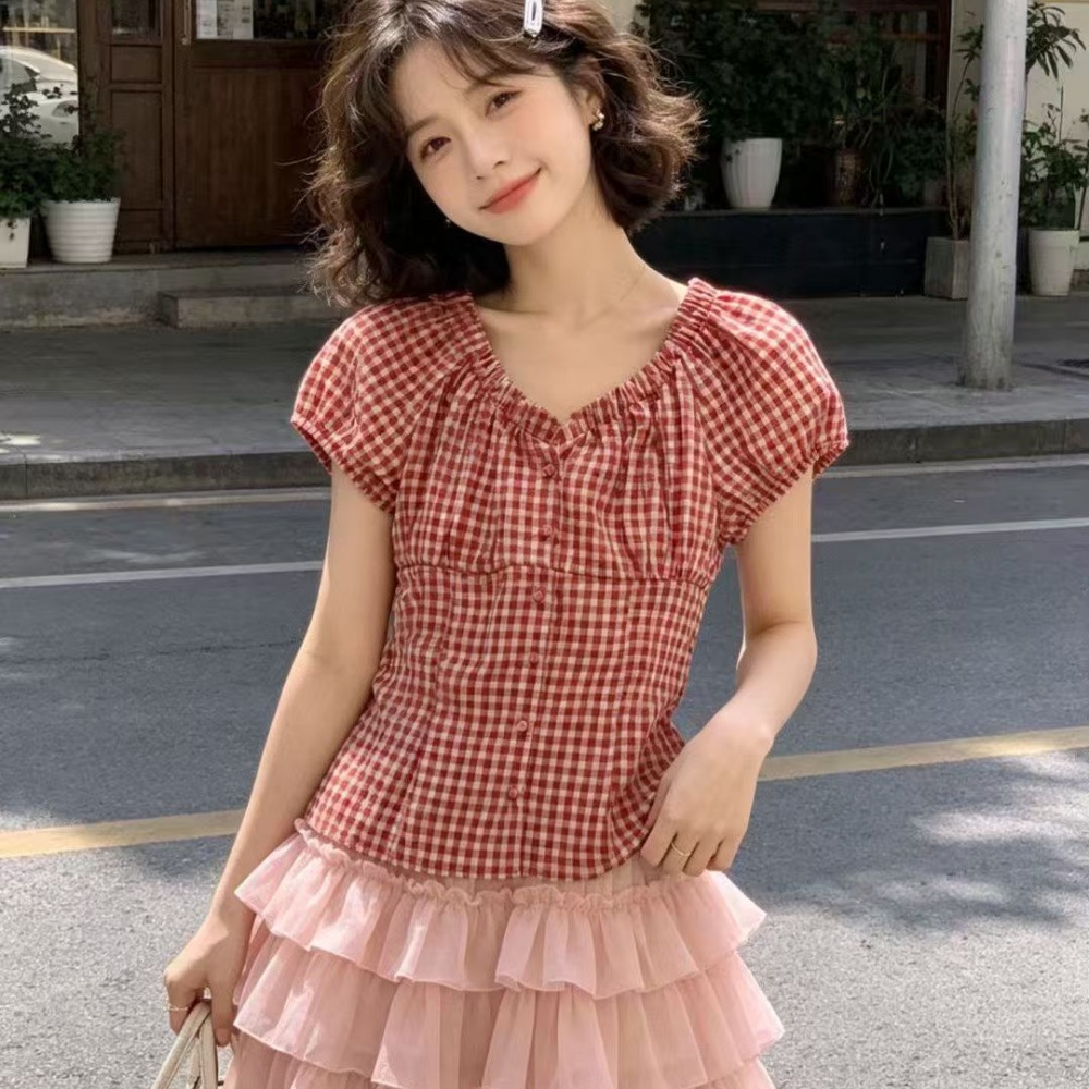 T恤/打底衫女长袖韩版/服装/夏天短袖女白T/t恤女宽松韩版产品图