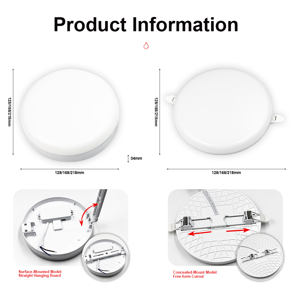 Blanco cuadrado empotrado LED lámpara de techo sala de estar lámpara lámpara lámpara lámpara cuerpo 143648267 Item Picture
