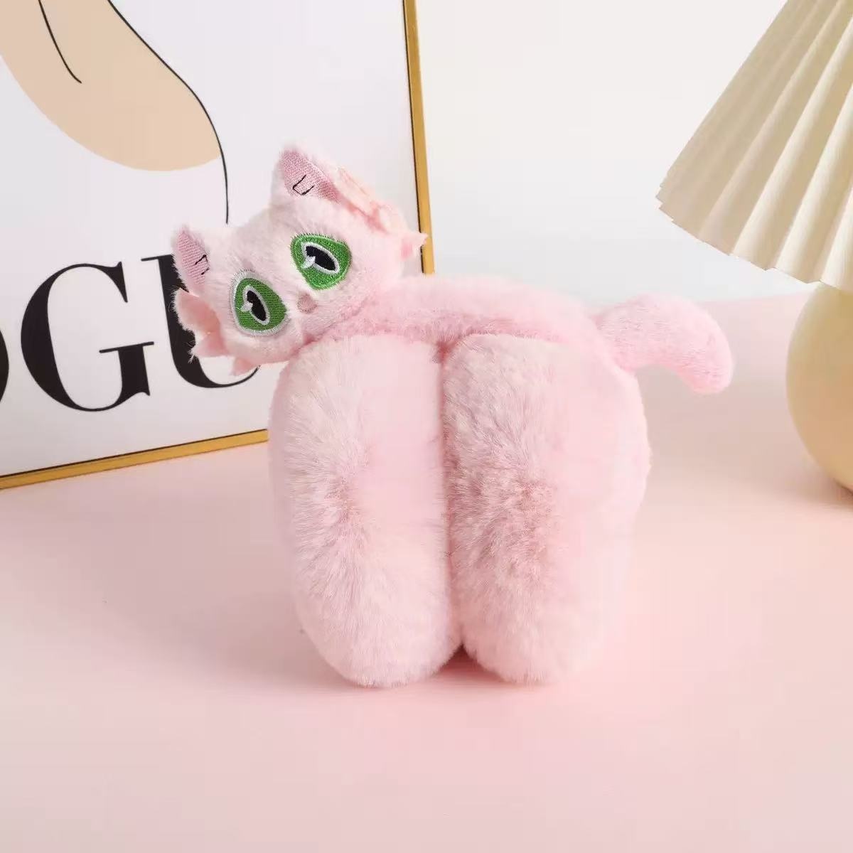 Dongdaemun girl Korean version cat ear cups, foldable thickened plush ear warm, super cute little cat funny adult ear cups Specification image