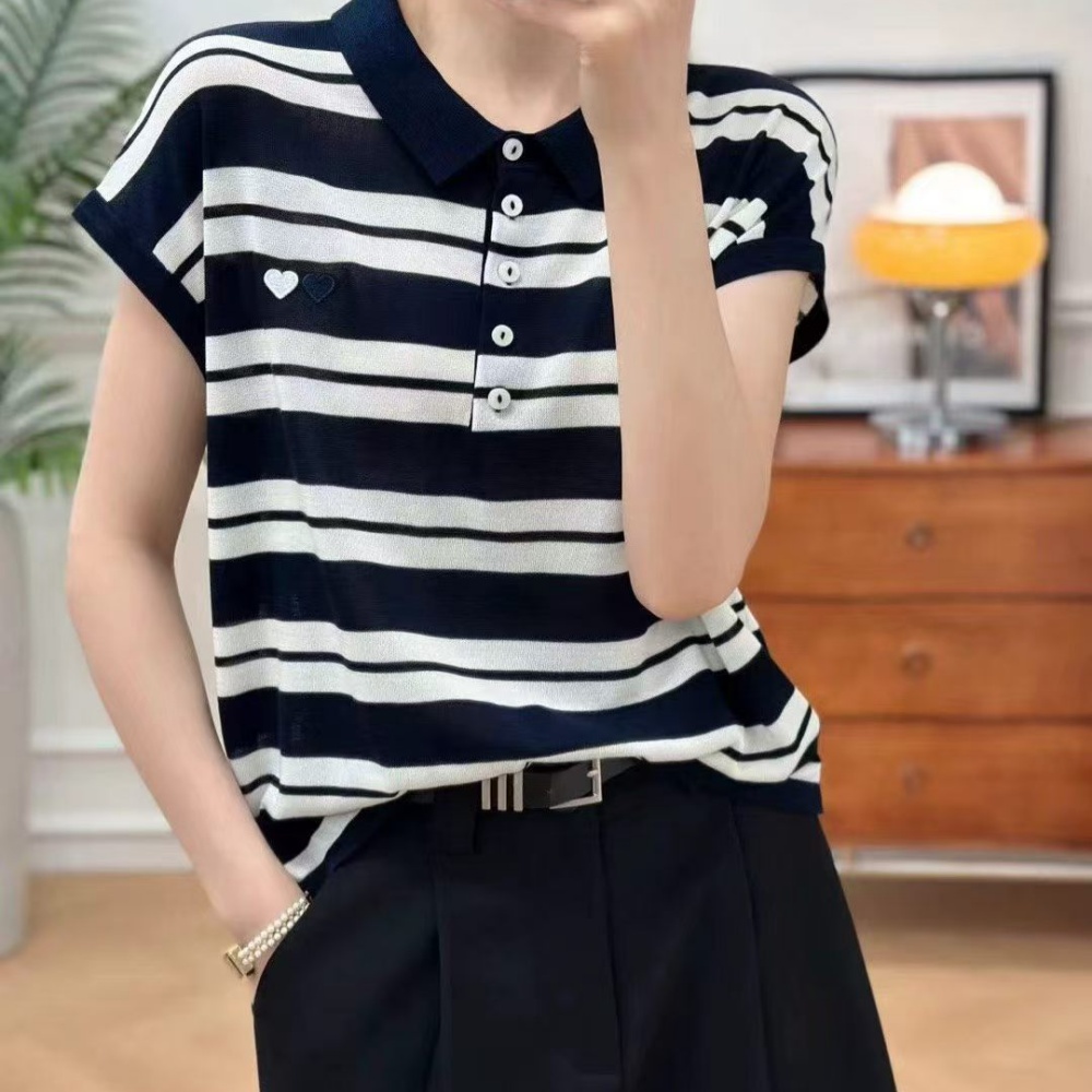 T恤/打底衫女长袖韩版/服装/夏天短袖女白T/t恤女宽松韩版产品图