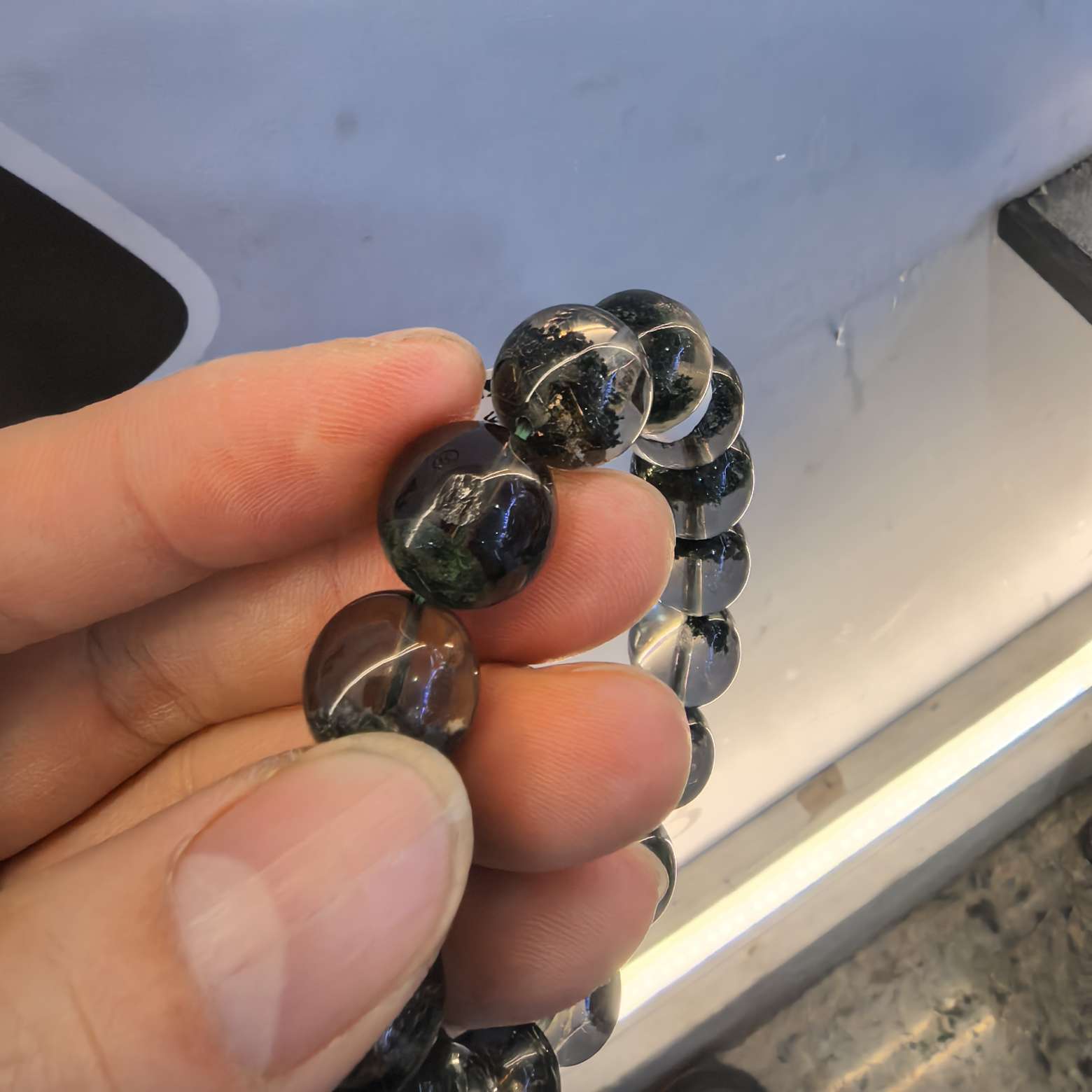 天花板绿幽灵男女通用收藏送人非常适合手工饰品义乌细节图