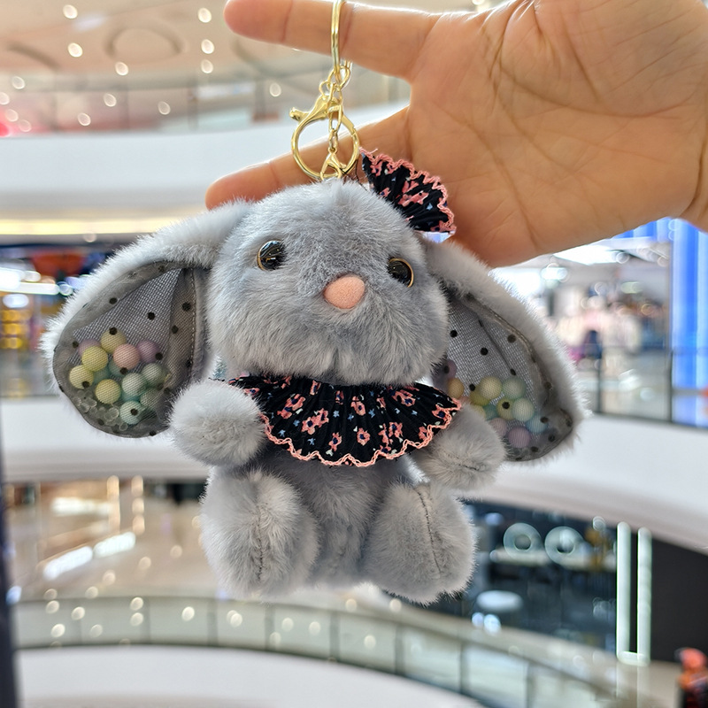 Colorful ball scarves, creative 4-inch plush pendants, claw machines, dolls, key pendants, car schoolbags, hanging decorations, gifts, cartoon transformation keychains, dress-up dolls, plush toys, cute wholesale Item Picture
