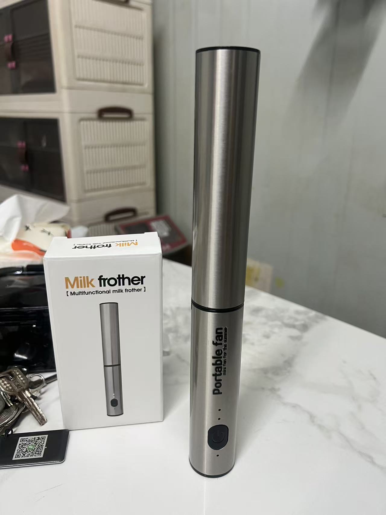 304 stainless steel fully automatic electric beater, coffee machine, cream whipper, milk beater, egg beater, hand beater, mixer, electric charging egg beater, semi-automatic egg beater Application Scenario