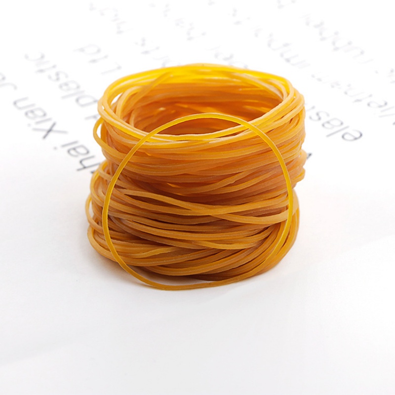 High-elasticity and durable industrial rubber band, cowhide band, environmentally friendly rubber ring, diameter 6cm, yellow rubber ring XYR details Picture