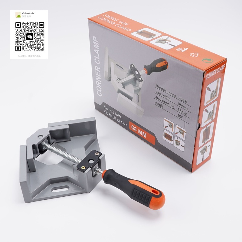 CORNER CLAMP 铝合金直角夹木工夹 QUICK RELEASE DRILL CORNER CLAMP