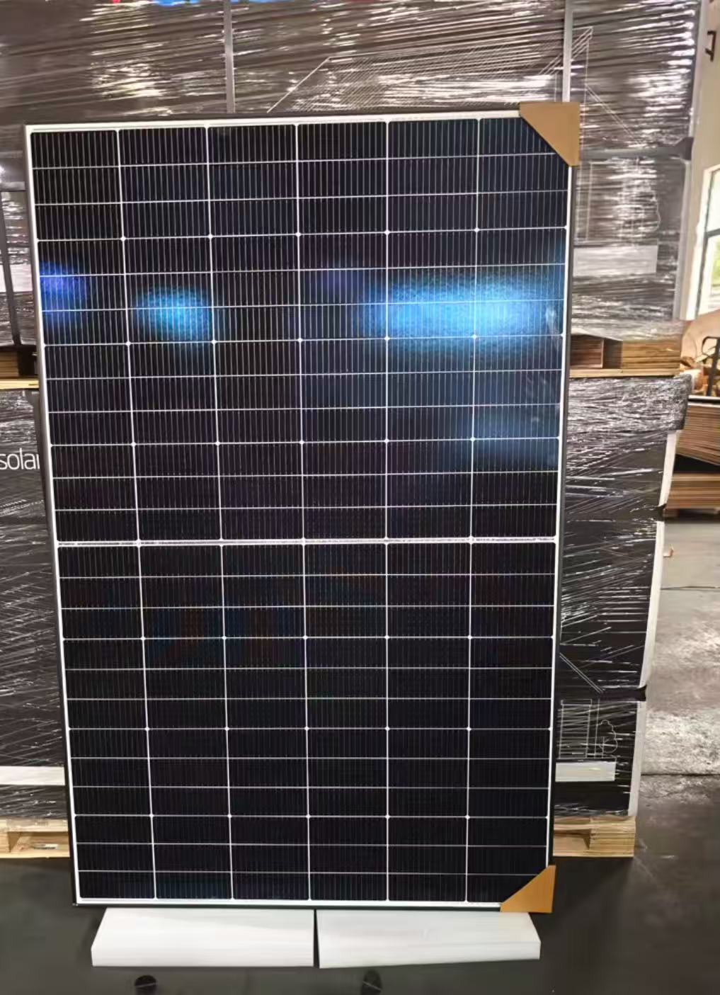 VATING STAR paneles solares de alta eficiencia Tiger Neo tipo N 710W-735W doble cara cuadro de plata paneles fotovoltaicos generación de energía almacenamiento compatible details Picture