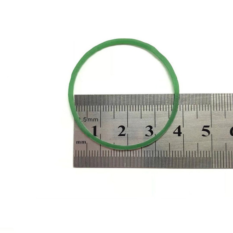 Wholesale green rubber bands with diameters of 3.8*1.4, natural rubber bands, rubber rings, high elasticity and tensile resistance, made of cowhide Specification image