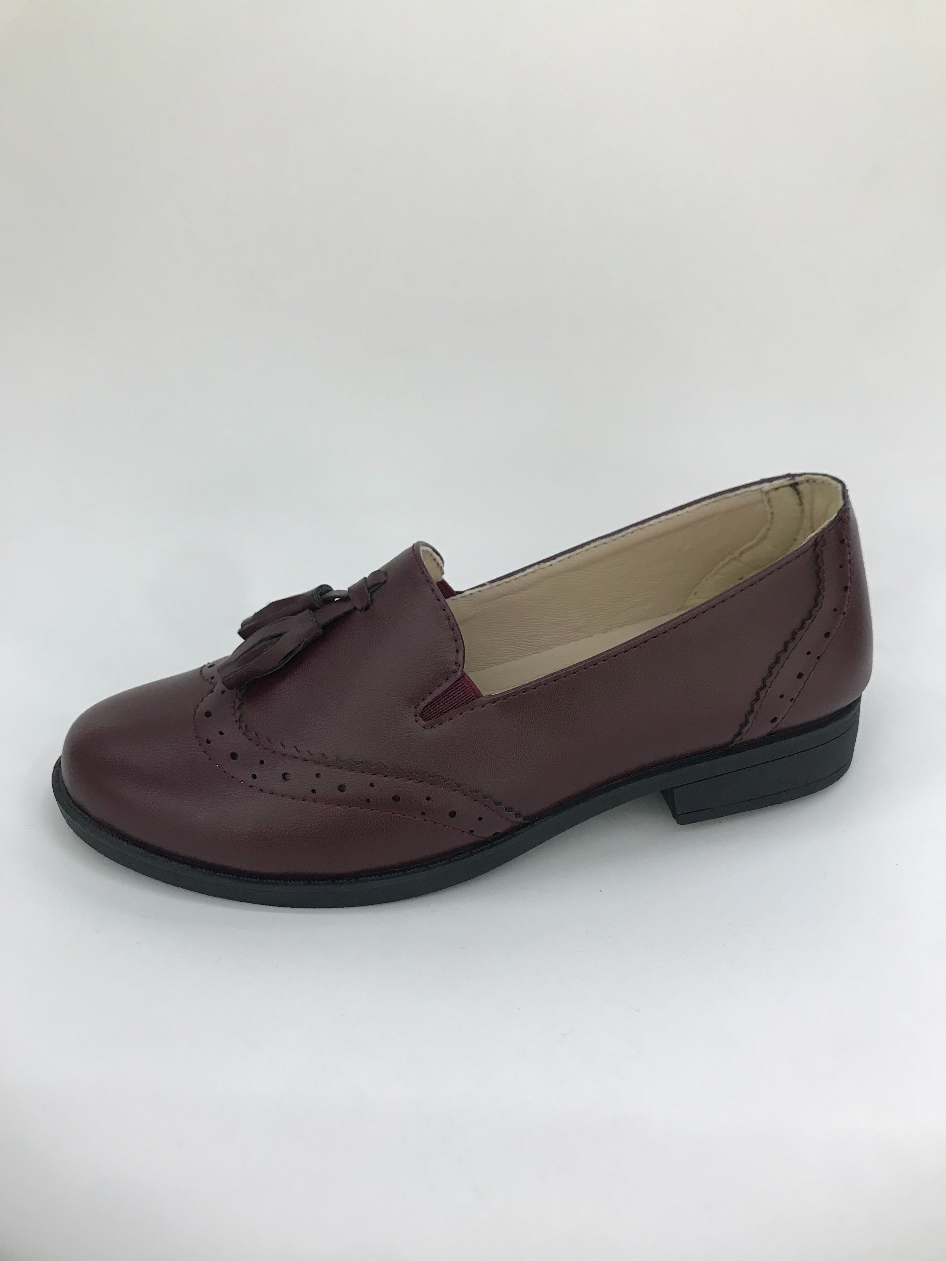 Leather loafers, casual shopping women's shoes details Picture