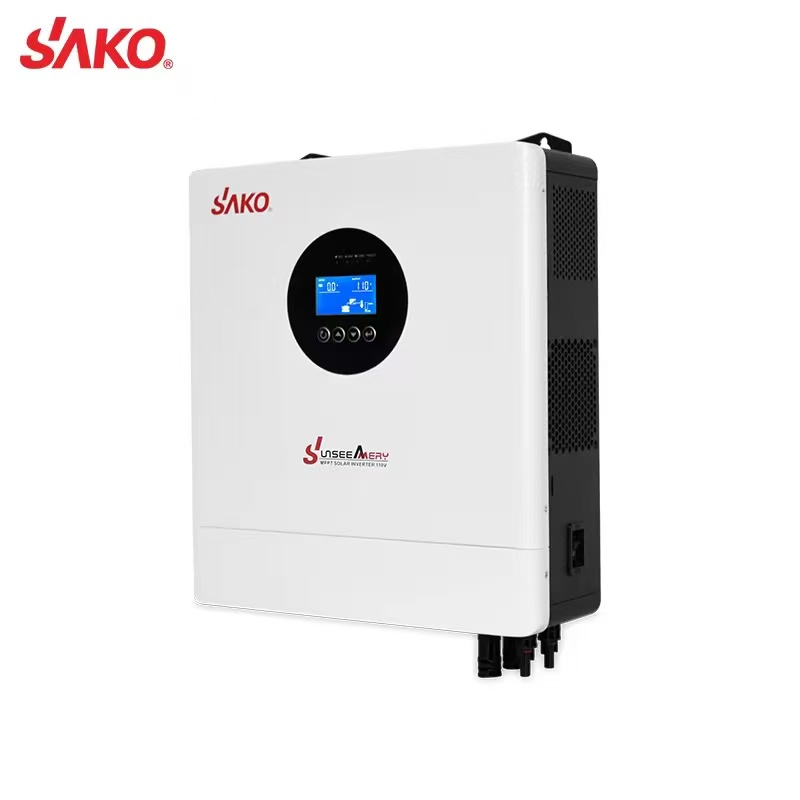 SAKO SUNSEE-AMERY 48V 120VAC MPPT Hybrid Solar Inverter 1.5KW Pure sine Wave split-phase off-grid inverter