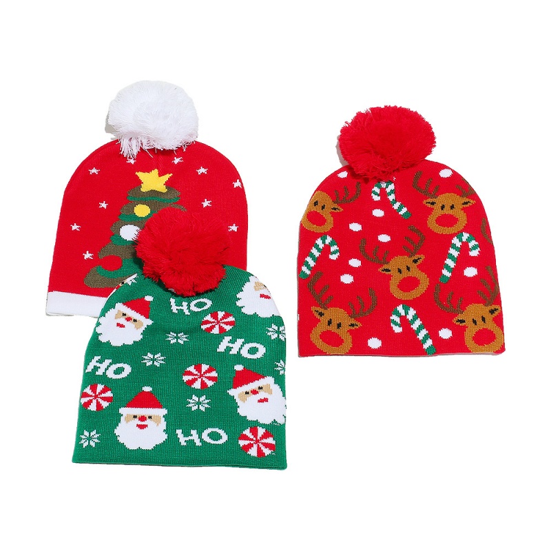 2026 Autumn/Winter new Christmas hats, cross-border Amazon Temu Santa Claus Reindeer cold hat, Christmas knitted hat for women 2026 Autumn/Winter new Christmas hats, cross-border Amazon Temu Santa Claus Reindeer cold hat, Christmas knitted hat for women