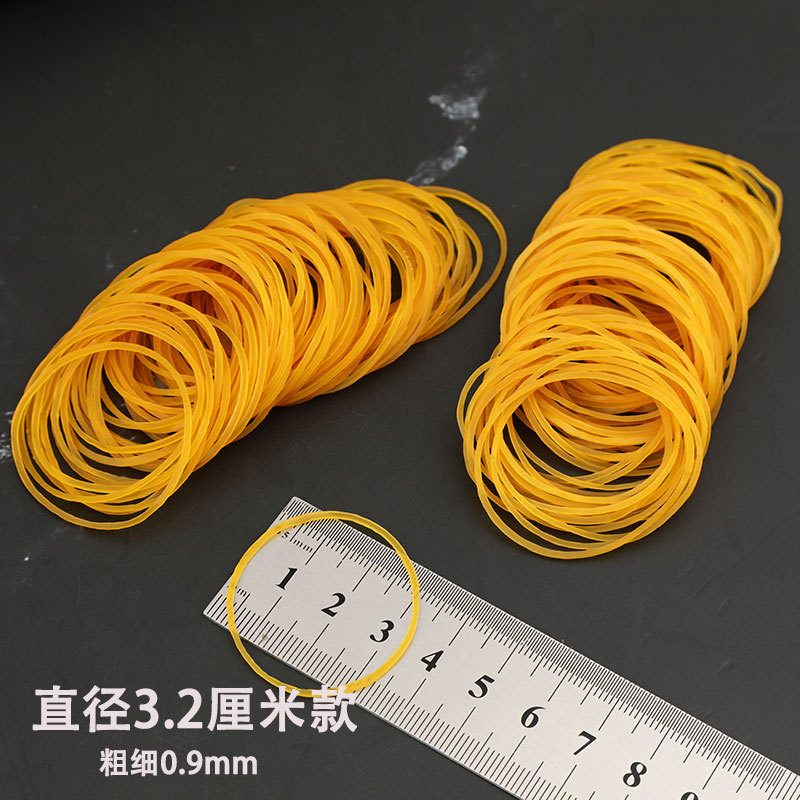 Extra thin and durable rubber bands, natural rubber bands, high-elasticity rubber rings, yellow rubber rings, thin rubber bands for office use Application Scenario