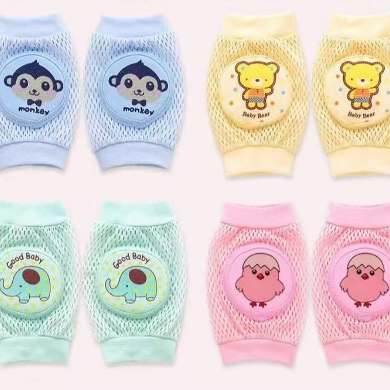 Summer baby knee pads for infants and toddlers learning to walk and crawl, breathable knee pads for children to prevent falls, and elbow pads for children learning to walk