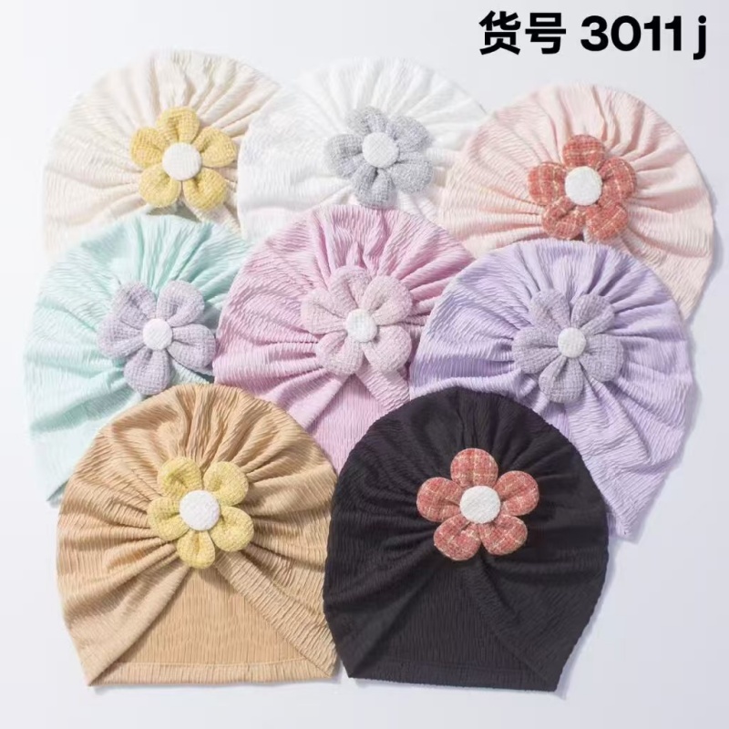 欧美跨境新款薄款春夏季宝宝帽子可爱婴儿舒适透气套头帽儿童帽子