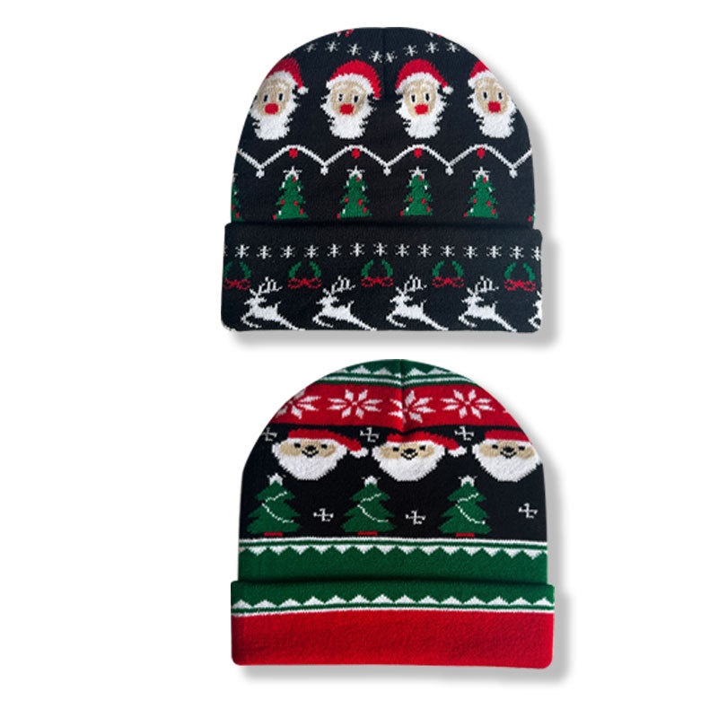 Christmas hats can be equipped with LED lights, holiday gifts can be decorated with dazzling lights, and wholesale can be printed with logos for cold protection Specification image