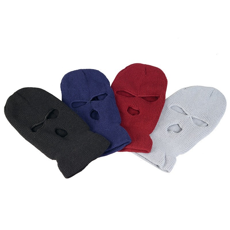Knitted sun protection ice silk mask available in seven colors: black, beige, pink, gray, dark green, bright green and rose red Application Scenario