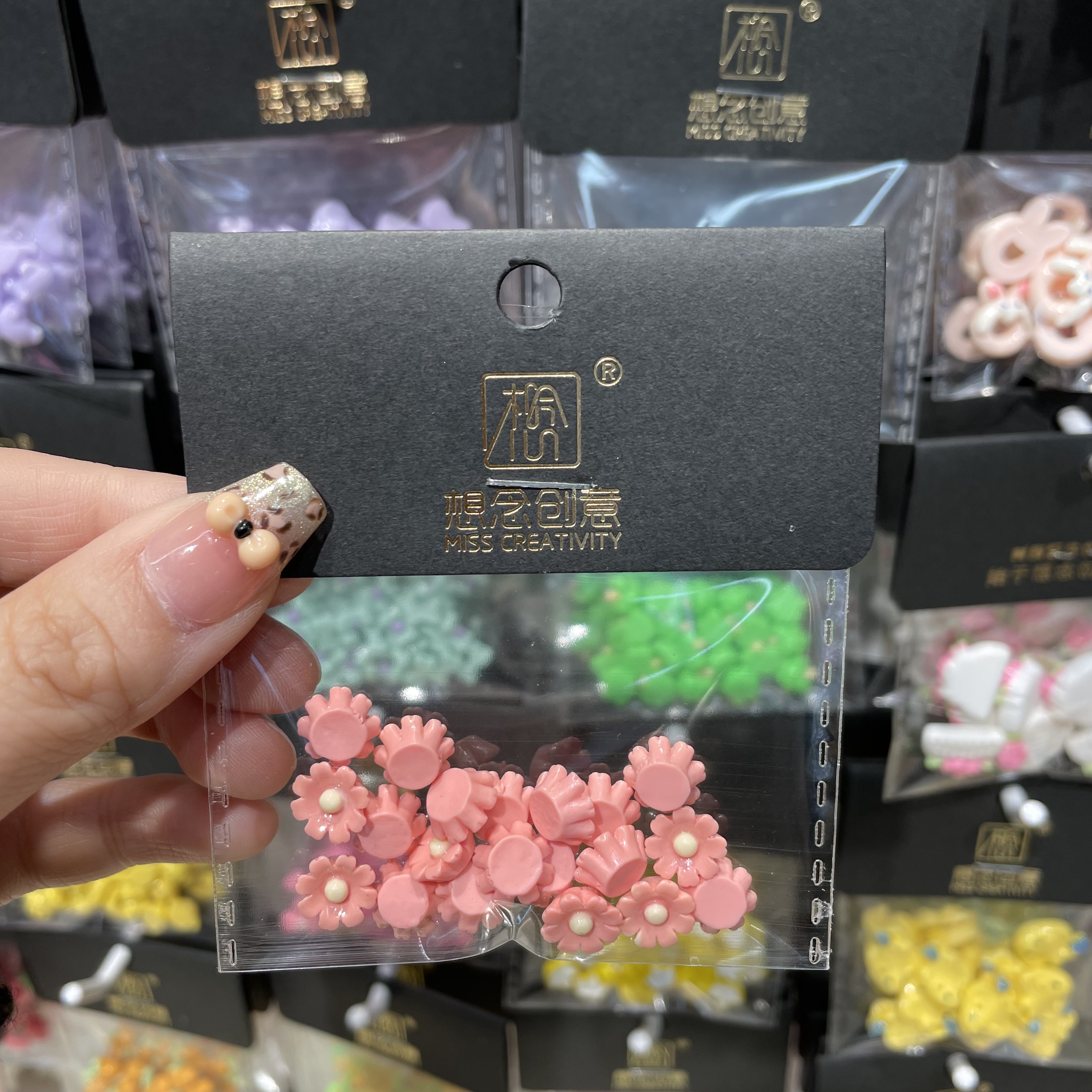 想念创意超迷你肉粉雏菊^创意潮流DIY套装^