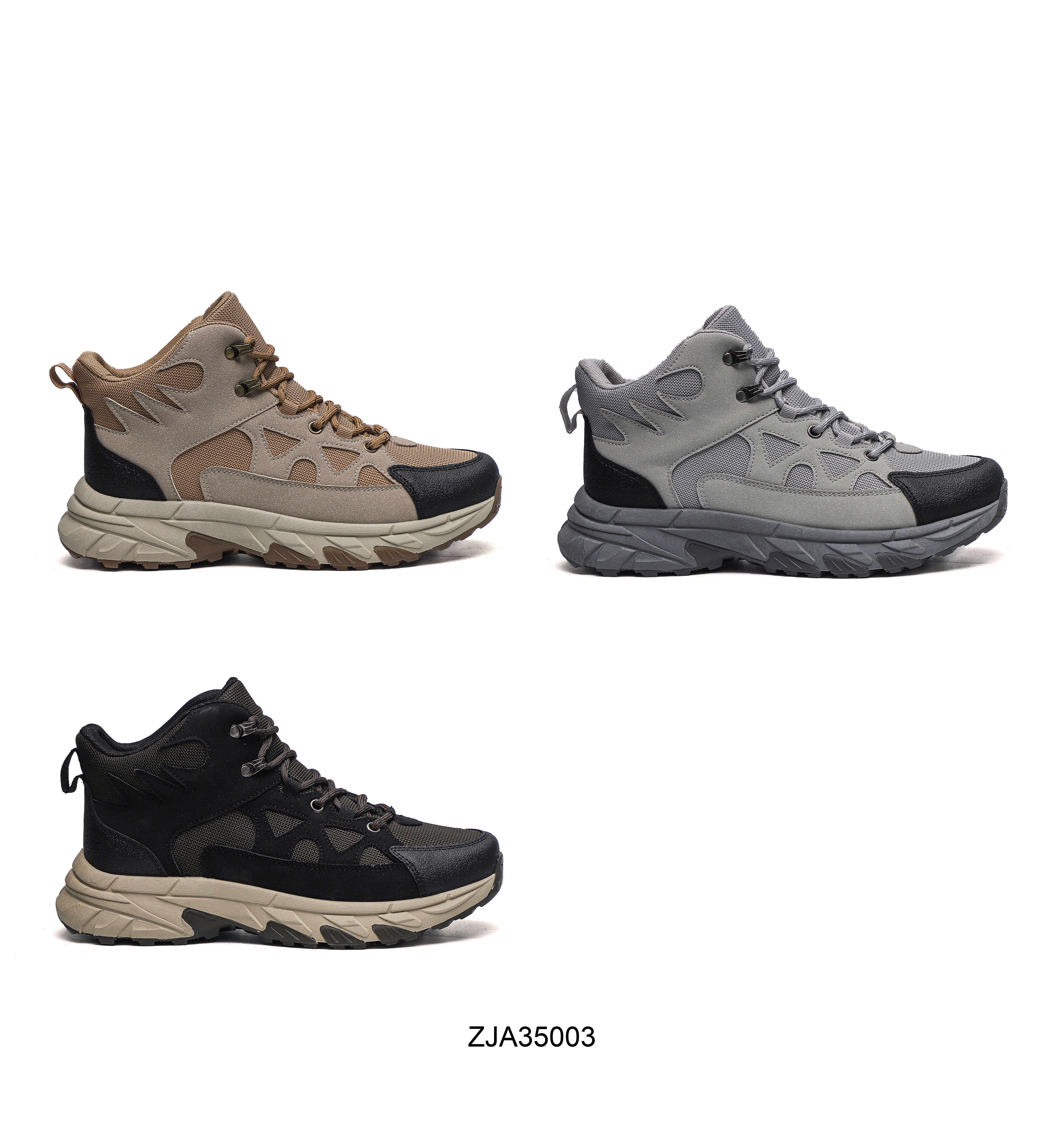 Black hiking boots, men's hiking shoes, rain boots, summer outdoor men's hiking shoes Application Scenario