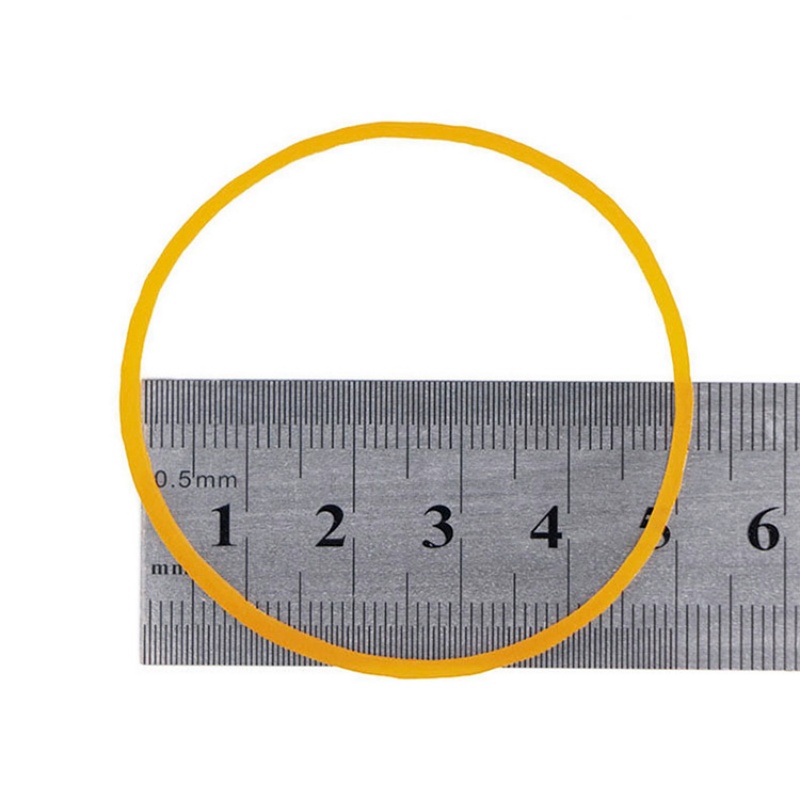 Wholesale rubber band 50*1.4 yellow industrial leather band, durable rubber band, high elasticity rubber ring, stretchable rubber ring Application Scenario