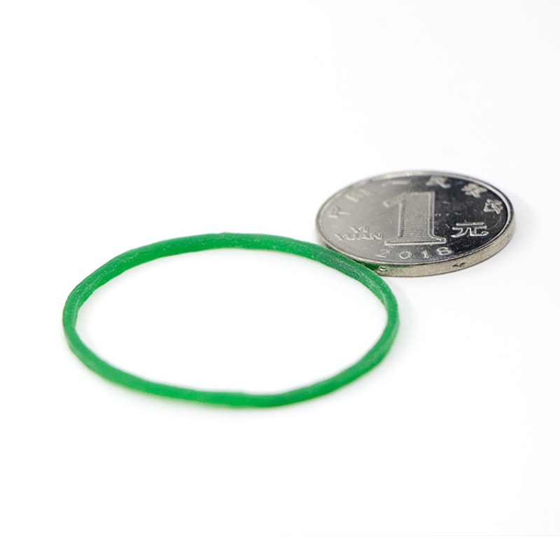Wholesale green rubber bands with diameters of 3.8*1.4, natural rubber bands, rubber rings, high elasticity and tensile resistance, made of cowhide Application Scenario