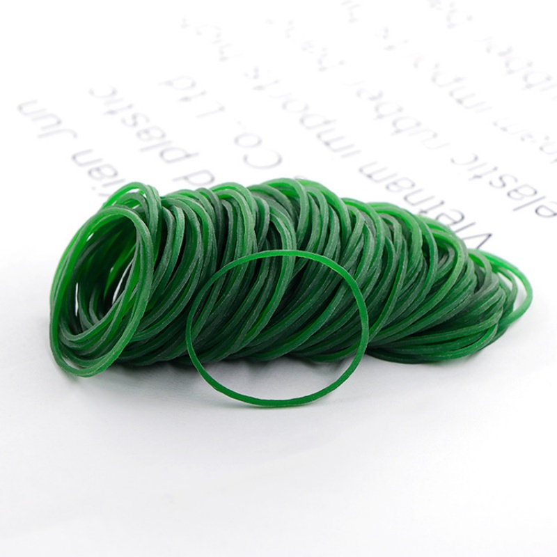 Wholesale green rubber bands with diameters of 3.8*1.4, natural rubber bands, rubber rings, high elasticity and tensile resistance, made of cowhide