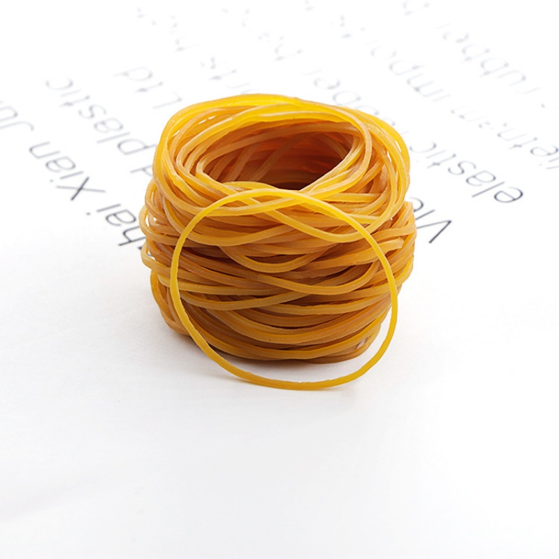 Wholesale rubber band 50*1.4 yellow industrial leather band, durable rubber band, high elasticity rubber ring, stretchable rubber ring
