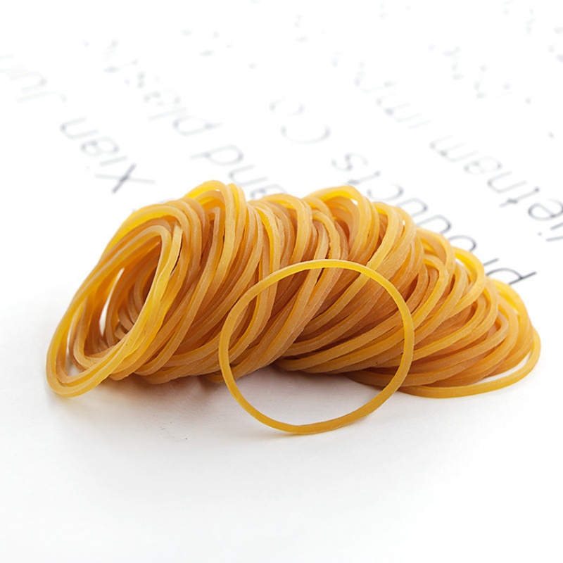 High-elasticity and durable industrial rubber band, cowhide band, eco-friendly rubber ring, diameter 6cm, yellow rubber ring XYR091527927