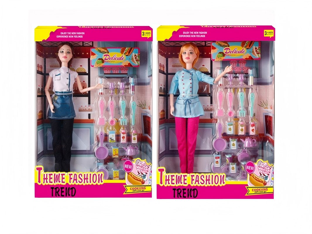 Children's simulated chef doll set Application Scenario
