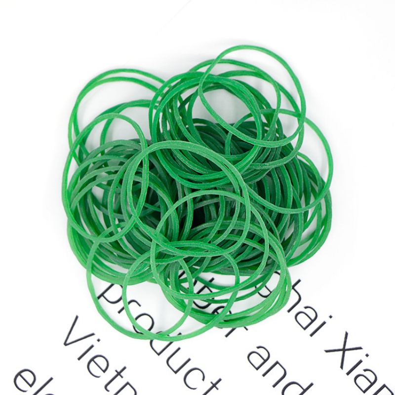 Wholesale green rubber bands with diameters of 3.8*1.4, natural rubber bands, rubber rings, high elasticity and tensile resistance, made of cowhide details Picture