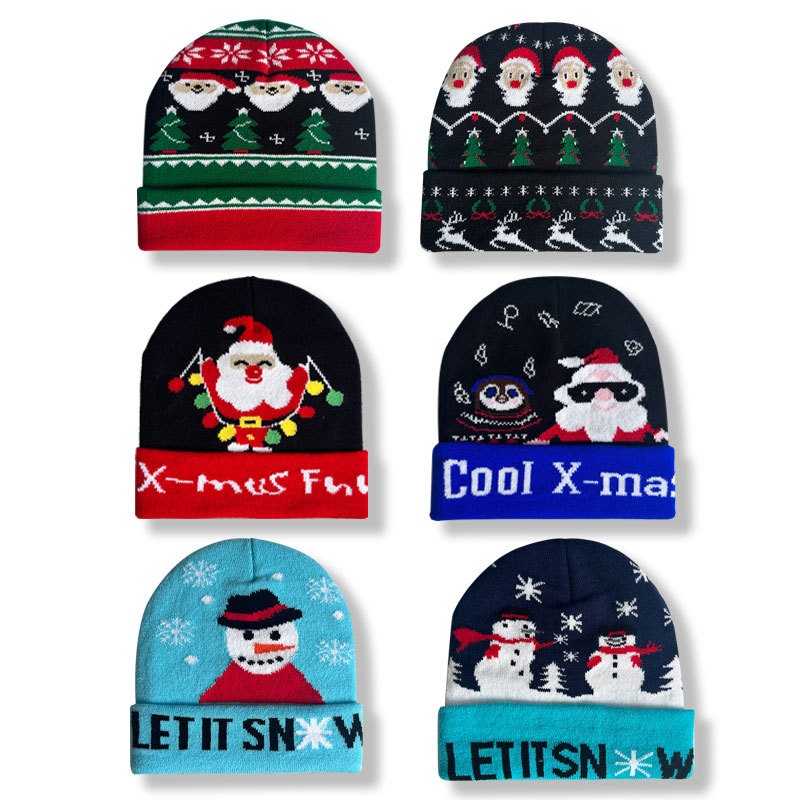 Christmas hats can be equipped with LED lights, holiday gifts can be decorated with dazzling lights, and wholesale can be printed with logos for cold protection details Picture
