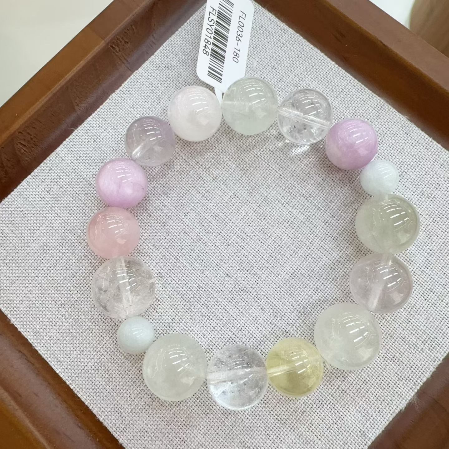 彩色水晶琉璃陶瓷珍珠散珠串珠手链