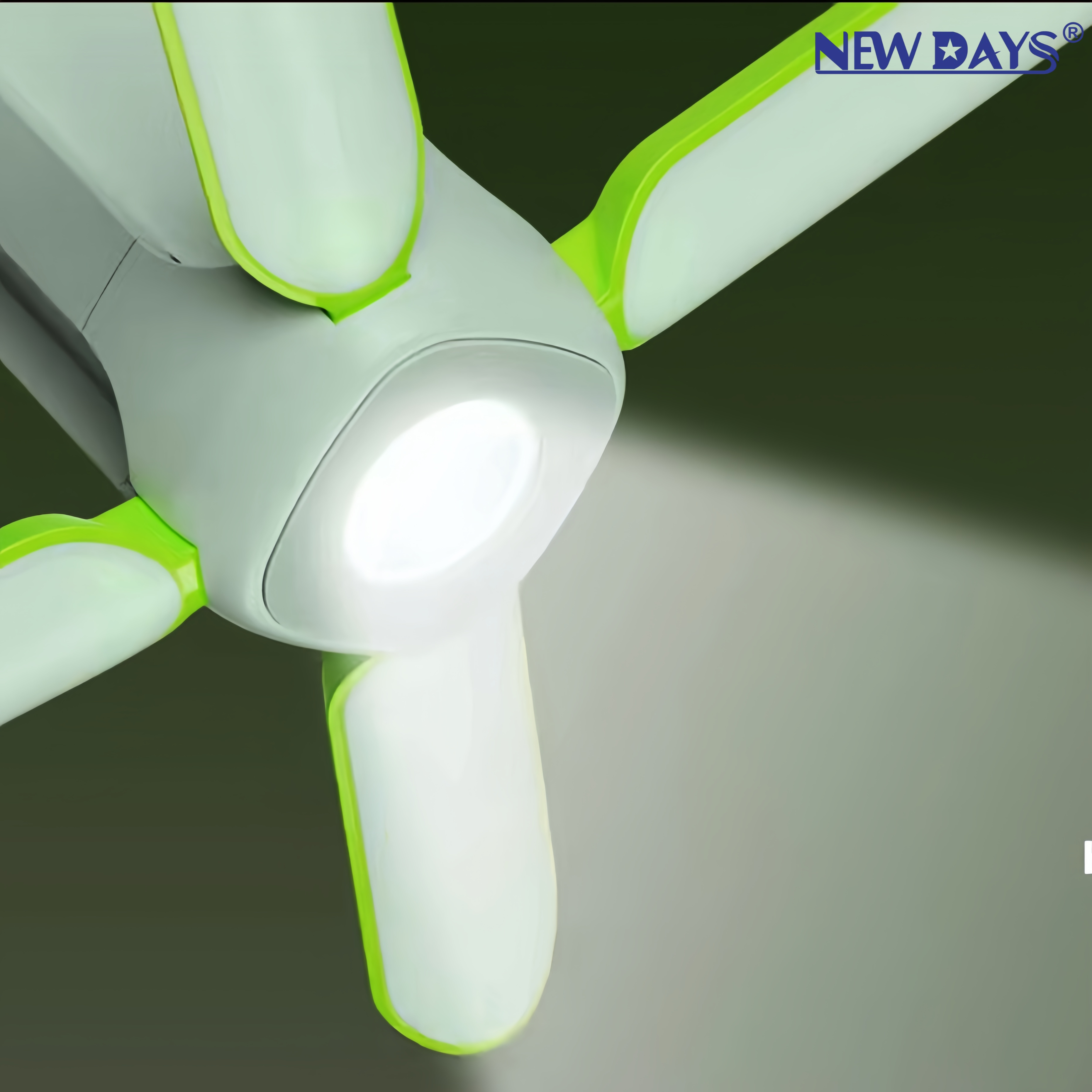NEWDAYS brand's new cross-border led eye-protecting folding leaf lamp, energy-saving and power-saving high-brightness lighting lamp, outdoor charging emergency light with flashlight Specification image