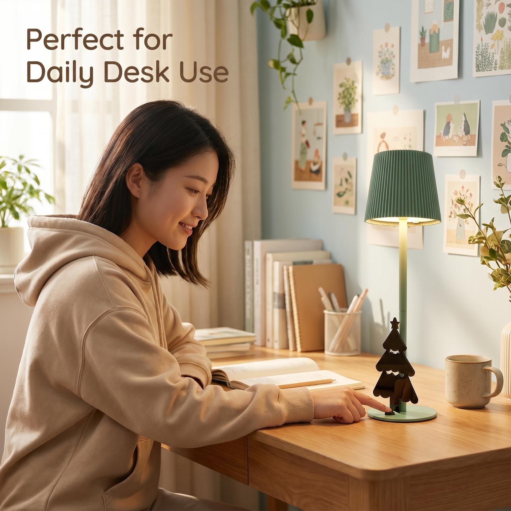 JL's new cartoon silhouette magnetic decorative sheet charging desk lamp, ambient small desk lamp, high-end crystal night light details Picture