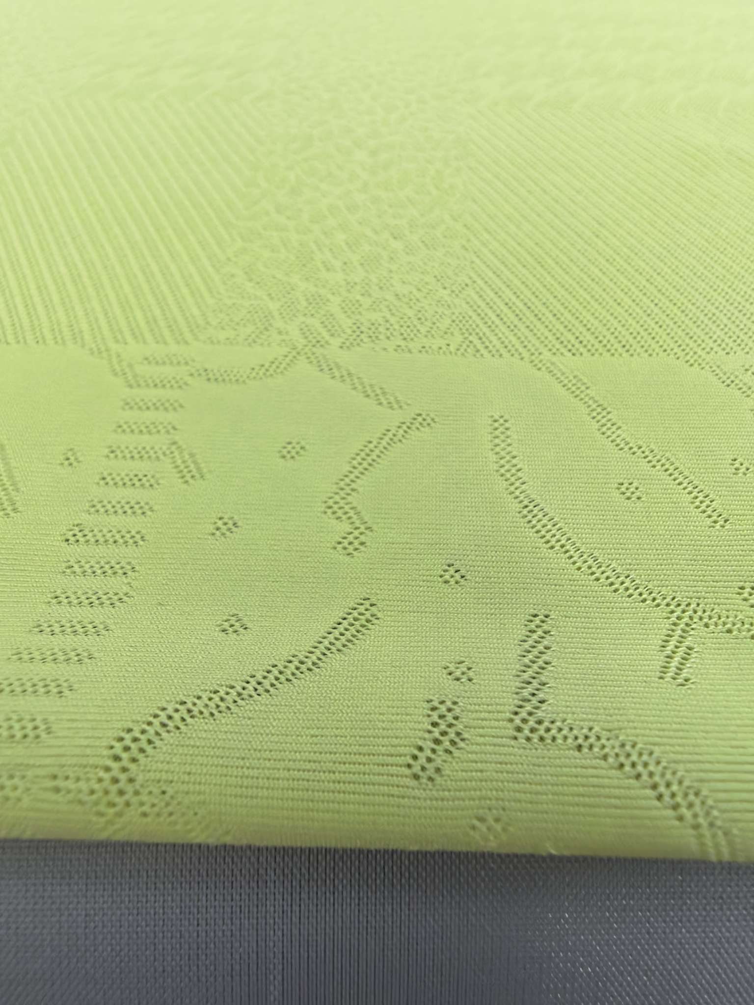 WKA90775 jacquard knit with dense stitches on one side details Picture