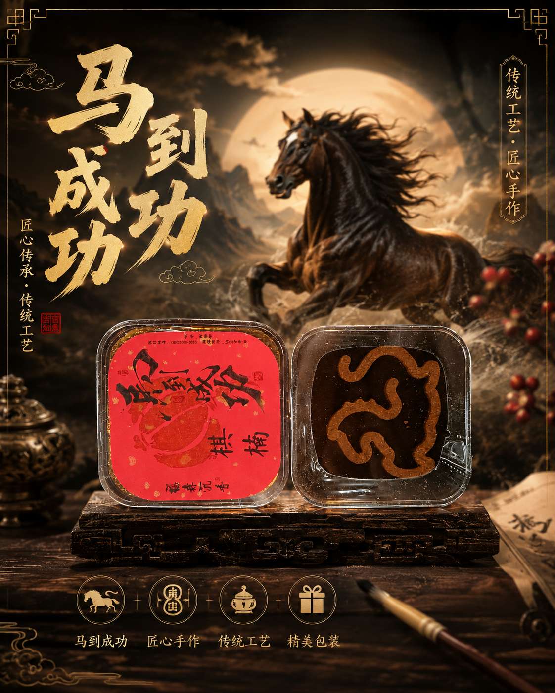 沉香香片香薰马到成功香薰沉香香片马形琪楠香片香薰详情图4