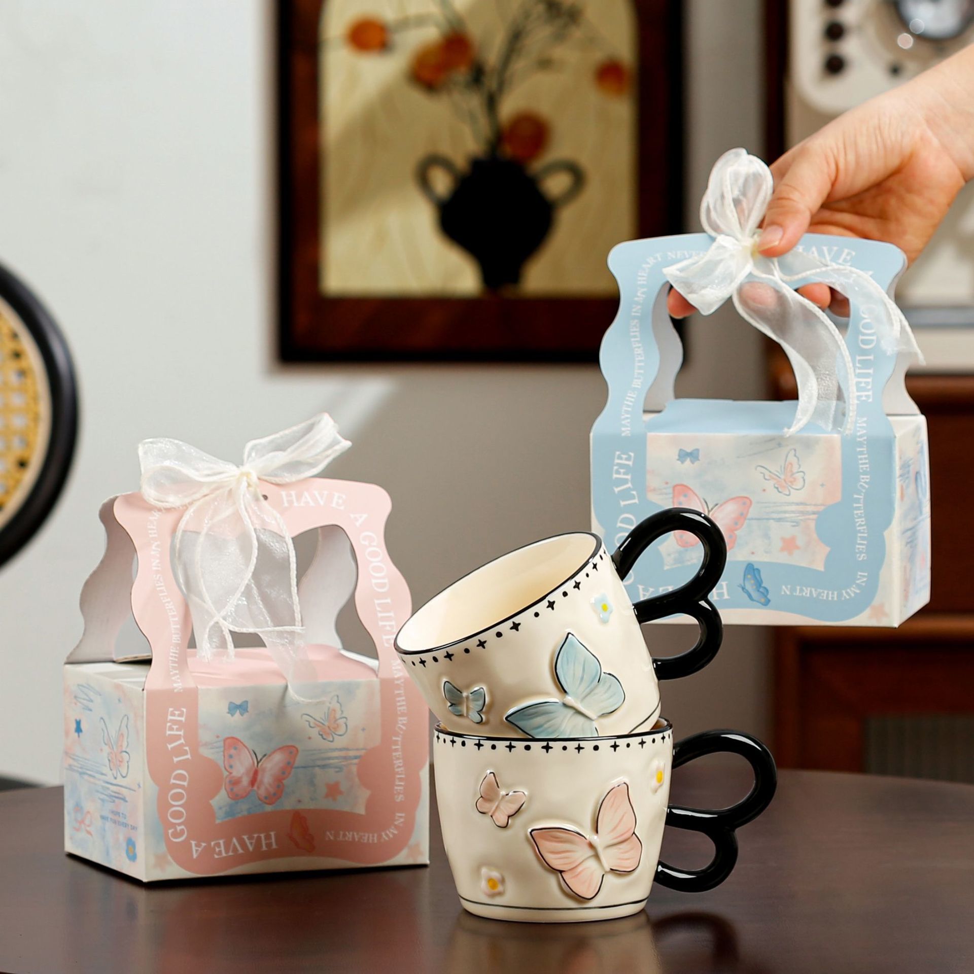 Teachers' Day gift cups, mugs, gifts for teachers, souvenirs, female teachers, high appearance level, gift box, practical mugs, ceramic cups details Picture