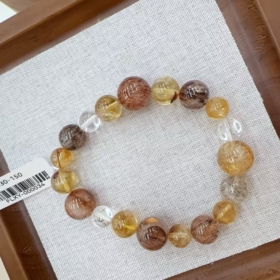黑金超七小众不撞款显白日常手串