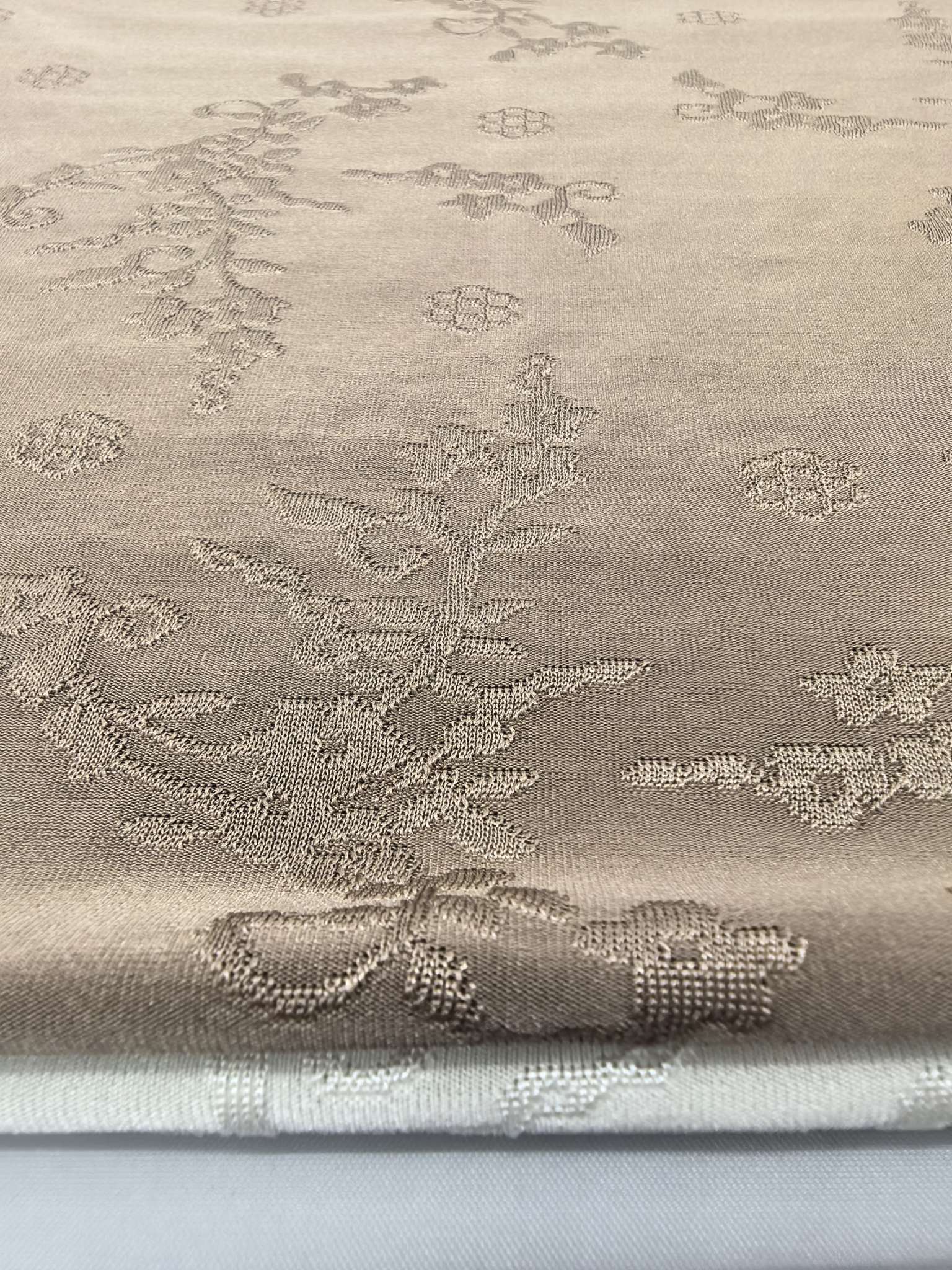 KWA90539 brocade and ammonia knitted double-sided close-knit jacquard fabric details Picture