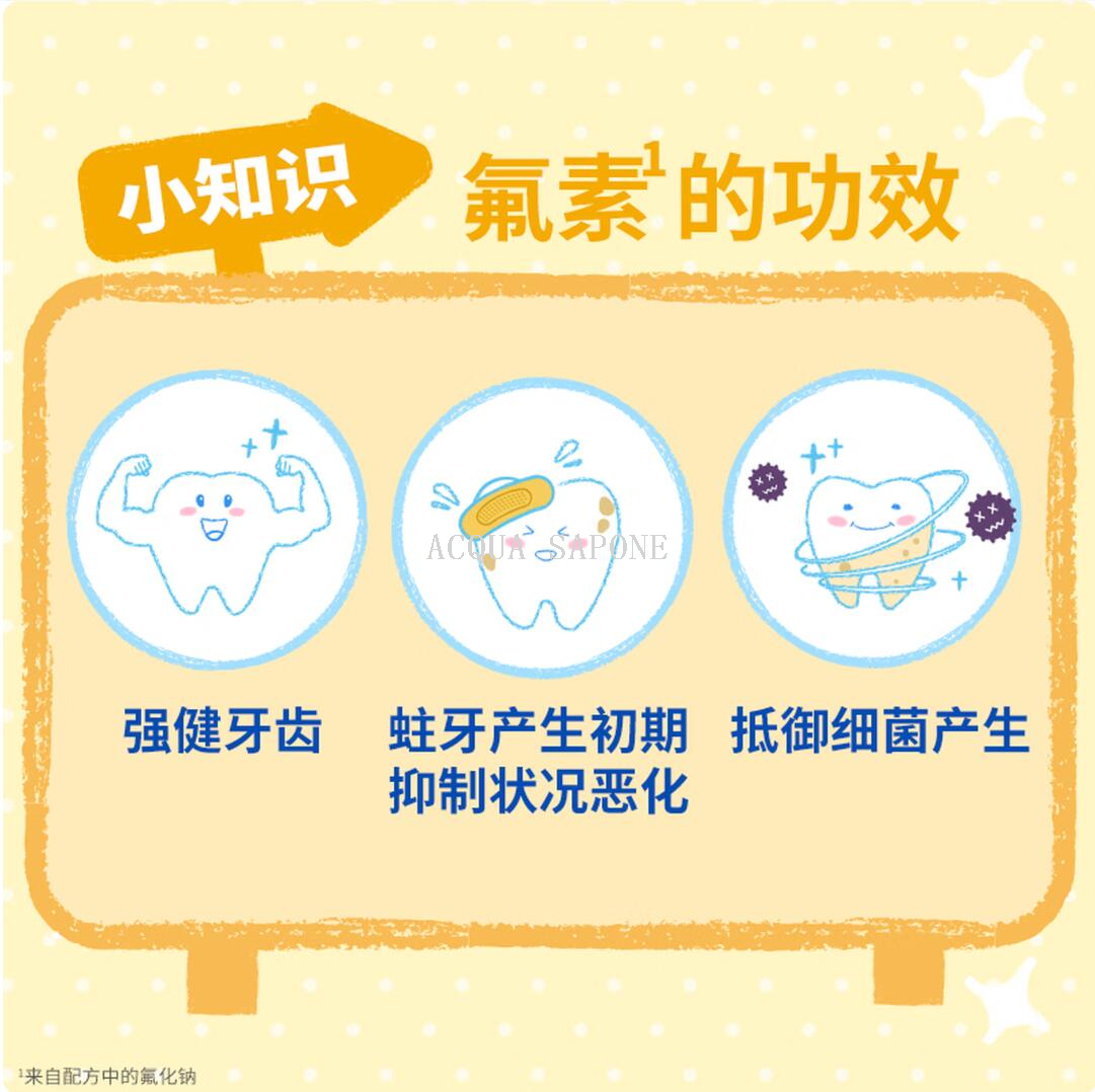 Free shipping! Japanese imported Lion King Chilijia Enzyme Children's Toothpaste 60g fluoride oral cleansing, elegant gentleman Specification image